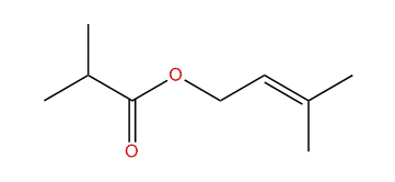 3-Methyl-2-butenyl 2-methylpropanoate